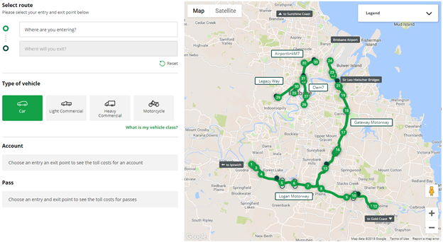 Brisbane Toll Roads Map Toll Roads In Australia – Travellers Autobarn